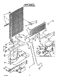 UNIT Diagram and Parts List for ET18PKXSW06  Whirlpool Refrigerator