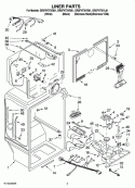 LINER PARTS Diagram and Parts List for GR2FHTXVL01  Whirlpool Refrigerator
