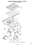 COMPARTMENT SEPARATOR Diagram and Parts List for ET20PKXTG00  Whirlpool Refrigerator