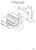 FREEZER DOOR Diagram and Parts List for ET20ZKXBW00  Whirlpool Refrigerator