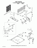 UNIT PARTS Diagram and Parts List for ET8FTEXVQ03  Whirlpool Refrigerator