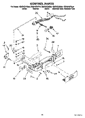 CONTROL PARTS Diagram and Parts List for GS6SHEXNQ04  Whirlpool Refrigerator