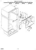 LINER Diagram and Parts List for ET18NMXAN03  Whirlpool Refrigerator
