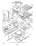SHELF , LIT/OPTIONAL Diagram and Parts List for ET25DKXWW00  Whirlpool Refrigerator