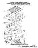 COMPARTMENT SEPARATOR Diagram and Parts List for ET18JKYSF07  Whirlpool Refrigerator