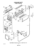 ICE MAKER , LIT/OPTIONAL Diagram and Parts List for ET20GMXTW00  Whirlpool Refrigerator