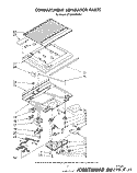 COMPARTMENT SEPARATOR Diagram and Parts List for ET18SCXRWR1  Whirlpool Refrigerator