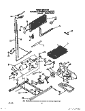 UNIT Diagram and Parts List for ET18DKXXG00  Whirlpool Refrigerator