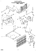 UNIT Diagram and Parts List for ET20NMXDN02  Whirlpool Refrigerator