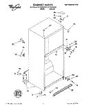 CABINET Diagram and Parts List for ET18TMXDW01  Whirlpool Refrigerator