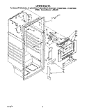 LINER Diagram and Parts List for ET18NKYXN01  Whirlpool Refrigerator