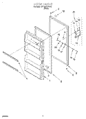Part Location Diagram of 4357217 Whirlpool PANEL-EXT