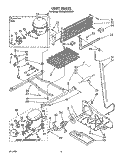 UNIT Diagram and Parts List for ET20GMXWN00  Whirlpool Refrigerator