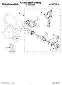 Part Location Diagram of W10901591 Whirlpool Mixer Body