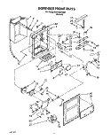 DISPENSER FRONT Diagram and Parts List for ED27DQXXN02  Whirlpool Refrigerator