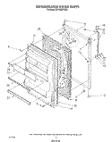 REFRIGERATOR DOOR , LIT/OPTIONAL Diagram and Parts List for ET18HKXTN01  Whirlpool Refrigerator