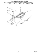 WATER DISPENSER, OPTIONAL Diagram and Parts List for GR2SHTXKB01  Whirlpool Refrigerator