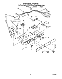 CONTROL Diagram and Parts List for GD25DFXFW01  Whirlpool Refrigerator