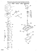 MOTOR AND ICE CONTAINER Diagram and Parts List for GD27DIXHS02  Whirlpool Refrigerator