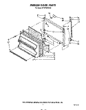 FREEZER DOOR Diagram and Parts List for ET18HMXSW01  Whirlpool Refrigerator