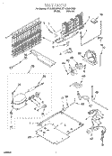 UNIT Diagram and Parts List for ET18UMXGN00  Whirlpool Refrigerator