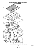 COMPARTMENT SEPARATOR Diagram and Parts List for ET18AKXSW01  Whirlpool Refrigerator