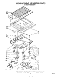 COMPARTMENT SEPARATOR Diagram and Parts List for ET18NKXRWR2  Whirlpool Refrigerator