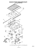 COMPARTMENT SEPARATOR Diagram and Parts List for ET20PKXTG01  Whirlpool Refrigerator
