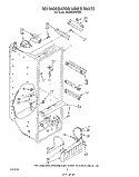 REFRIGERATOR LINER Diagram and Parts List for ED25RQXWW02  Whirlpool Refrigerator
