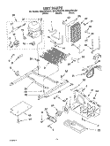 UNIT Diagram and Parts List for GD5LHGXLT01  Whirlpool Refrigerator