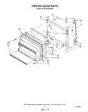 FREEZER DOOR Diagram and Parts List for ET18HKXSW0B  Whirlpool Refrigerator