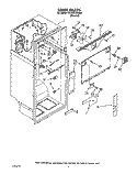 LINER Diagram and Parts List for ET25DKXXN00  Whirlpool Refrigerator