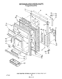 REFRIGERATOR DOOR Diagram and Parts List for ET20DKXVF02  Whirlpool Refrigerator