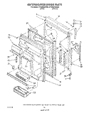 REFRIGERATOR DOOR Diagram and Parts List for ET22DMXWW00  Whirlpool Refrigerator