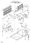 UNIT Diagram and Parts List for ET18GKXFW01  Whirlpool Refrigerator