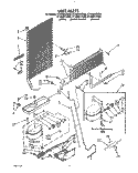 UNIT Diagram and Parts List for ET18NKYZN00  Whirlpool Refrigerator