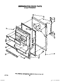 REFRIGERATOR DOOR, LIT/OPTIONAL Diagram and Parts List for ET18AKXRWR4  Whirlpool Refrigerator