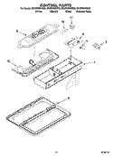 CONTROL PARTS Diagram and Parts List for GC3PHEXNB00  Whirlpool Refrigerator