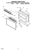 FREEZER DOOR PARTS Diagram and Parts List for GR2SHWXPL02  Whirlpool Refrigerator