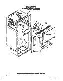LINER Diagram and Parts List for ET18DKXXG00  Whirlpool Refrigerator