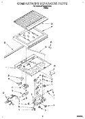 COMPARTMENT SEPARATOR Diagram and Parts List for ET18SKRAW02  Whirlpool Refrigerator