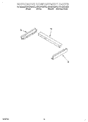 MICROWAVE COMPARTMENT Diagram and Parts List for  KitchenAid Microwave Oven Combo