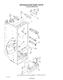 REFRIGERATOR LINER Diagram and Parts List for ED25RQXWW00  Whirlpool Refrigerator