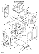 CHASSIS PARTS Diagram and Parts List for TES325MQ2  Estate Range