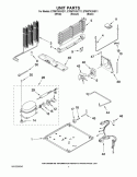 UNIT PARTS Diagram and Parts List for ET8WTKXKQ11  Whirlpool Refrigerator