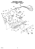 CONTROL Diagram and Parts List for GD2NHGXLT00  Whirlpool Refrigerator