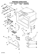 FREEZER LINER PARTS Diagram and Parts List for GB9SHDXPB01  Whirlpool Refrigerator
