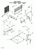 UNIT PARTS Diagram and Parts List for ET8WTKXKB10  Whirlpool Refrigerator