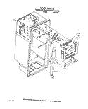 LINER Diagram and Parts List for ET18HKXXW00  Whirlpool Refrigerator