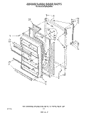 REFRIGERATOR DOOR , NOT ILLUSTRATED Diagram and Parts List for ET20NKXSW11  Whirlpool Refrigerator